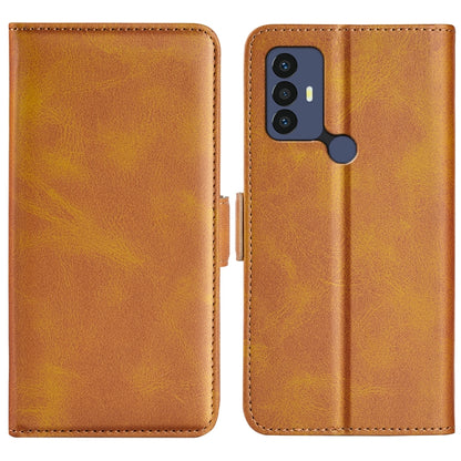 For TCL 30 SE/305/306 Dual-side Magnetic Buckle Leather Phone Case, For TCL 30 SE/305/306