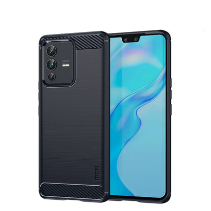 Black phone case with carbon-fiber corner details and slim TPU side coverage
