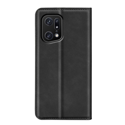 Black leather phone case with camera cutout and protective bumper edges.