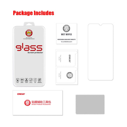 For Xiaomi Redmi 10A 2pcs ENKAY Hat-Prince 0.26mm 9H 2.5D Tempered Glass Film, For Xiaomi Redmi 10A (1 PC), For Xiaomi Redmi 10A (2 PCS), For Xiaomi Redmi 10A (5 PCS), For Xiaomi Redmi 10A (10 PCS)