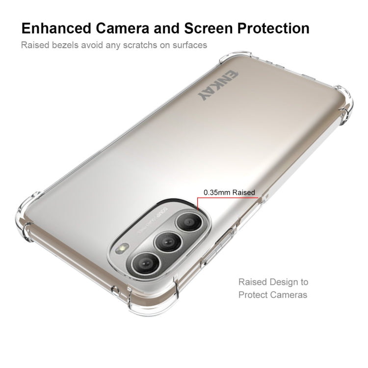 ENKAY Clear TPU Shockproof Case, For Motorola Moto G 5G 2022, For Motorola Moto G Stylus 5G 2022, For Motorola Moto G22 4G