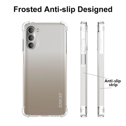 ENKAY Clear TPU Shockproof Case, For Motorola Moto G 5G 2022, For Motorola Moto G Stylus 5G 2022, For Motorola Moto G22 4G