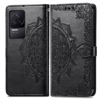 Mandala Flower Embossed Flip Leather Phone Case, For Xiaomi Redmi K50 Pro, For Xiaomi Redmi 10C, For Xiaomi Redmi Note 11 Pro 4G Global, For Xiaomi Poco X4 Pro 5G, For Xiaomi Poco M4 Pro 4G