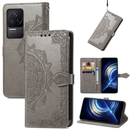 Mandala Flower Embossed Flip Leather Phone Case, For Xiaomi Redmi K50 Pro, For Xiaomi Redmi 10C, For Xiaomi Redmi Note 11 Pro 4G Global, For Xiaomi Poco X4 Pro 5G, For Xiaomi Poco M4 Pro 4G