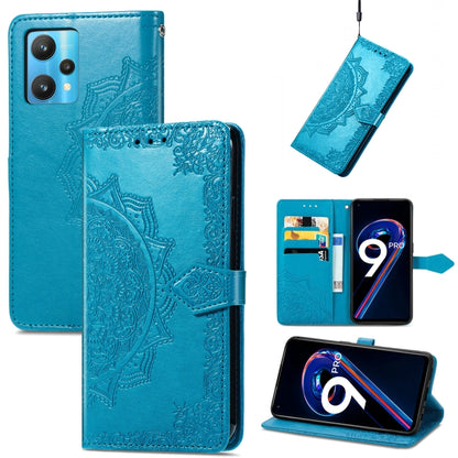 Mandala Flower Embossed Flip Leather Phone Case, For OPPO Find X5 Pro, For OPPO Find X5, For OPPO Reno7 5G, For OPPO Realme 9 Pro, For OPPO Realme 9 Pro+ 5G, For vivo Y76 5G