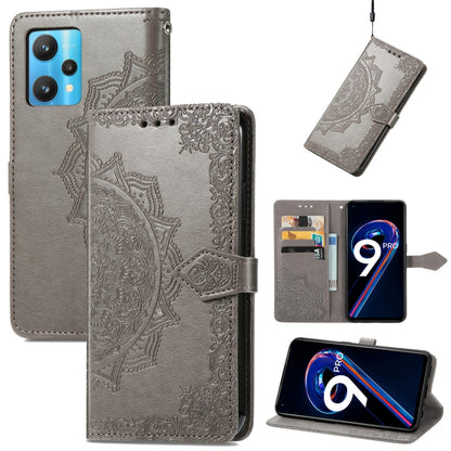 Mandala Flower Embossed Flip Leather Phone Case, For OPPO Find X5 Pro, For OPPO Find X5, For OPPO Reno7 5G, For OPPO Realme 9 Pro, For OPPO Realme 9 Pro+ 5G, For vivo Y76 5G
