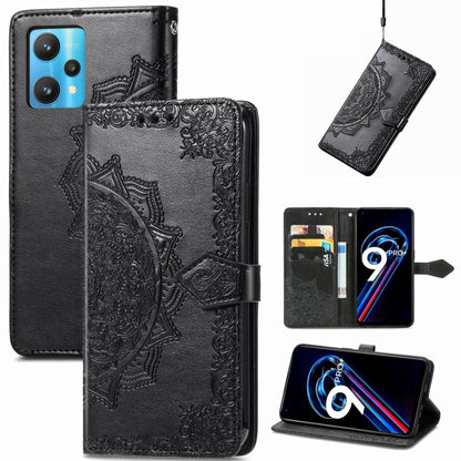 Mandala Flower Embossed Flip Leather Phone Case, For OPPO Find X5 Pro, For OPPO Find X5, For OPPO Reno7 5G, For OPPO Realme 9 Pro, For OPPO Realme 9 Pro+ 5G, For vivo Y76 5G