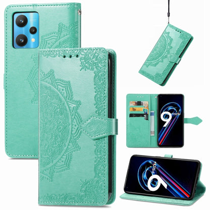 Mandala Flower Embossed Flip Leather Phone Case, For OPPO Find X5 Pro, For OPPO Find X5, For OPPO Reno7 5G, For OPPO Realme 9 Pro, For OPPO Realme 9 Pro+ 5G, For vivo Y76 5G