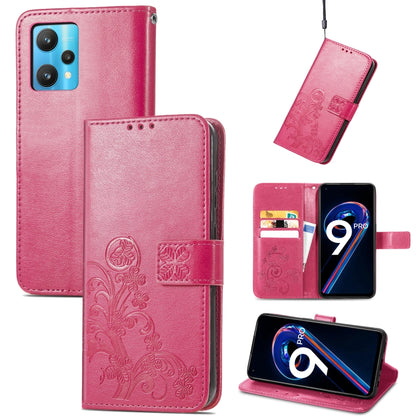 Four-leaf Clasp Embossed Buckle Leather Phone Case, For OPPO Find X5 Pro, For OPPO Find X5, For OPPO Realme 9 Pro, For OPPO Realme 9 Pro+ 5G, For vivo Y76 5G
