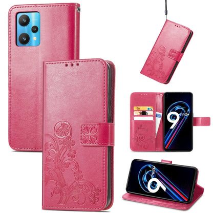 Four-leaf Clasp Embossed Buckle Leather Phone Case, For OPPO Find X5 Pro, For OPPO Find X5, For OPPO Realme 9 Pro, For OPPO Realme 9 Pro+ 5G, For vivo Y76 5G