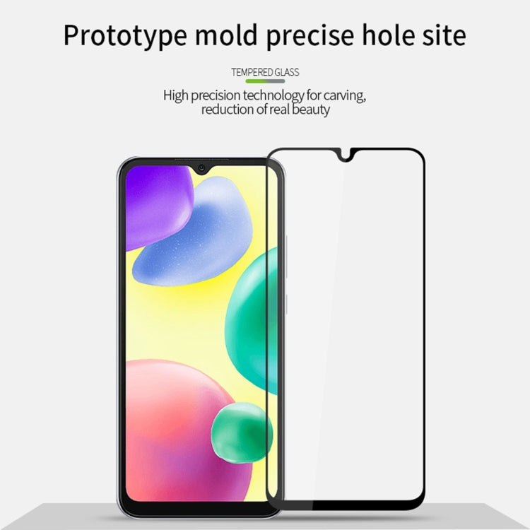 Full screen tempered glass screen protector film with precise cutout and rounded edges