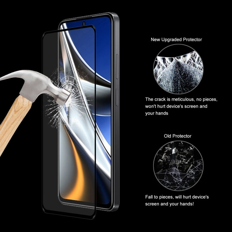 For Xiaomi Poco X4 Pro 5G ENKAY Full Glue 0.26mm 9H 2.5D Tempered Glass Full Film, For Xiaomi Poco X4 Pro 5G(1 PC), For Xiaomi Poco X4 Pro 5G(2 PCS), For Xiaomi Poco X4 Pro 5G(5 PCS), For Xiaomi Poco X4 Pro 5G(10 PCS)