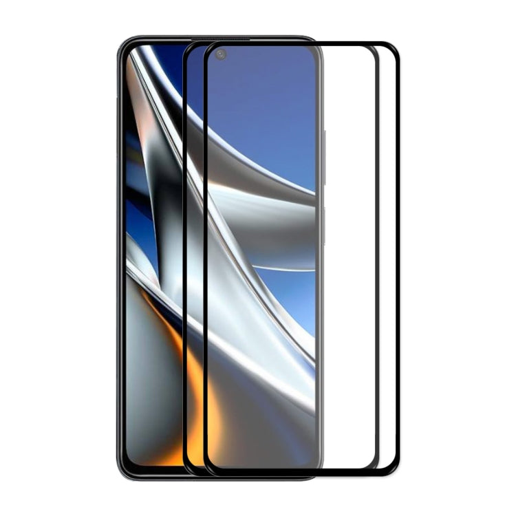 For Xiaomi Poco X4 Pro 5G ENKAY Full Glue 0.26mm 9H 2.5D Tempered Glass Full Film, For Xiaomi Poco X4 Pro 5G(1 PC), For Xiaomi Poco X4 Pro 5G(2 PCS), For Xiaomi Poco X4 Pro 5G(5 PCS), For Xiaomi Poco X4 Pro 5G(10 PCS)