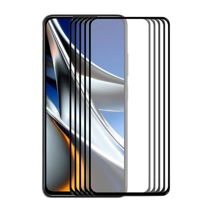 For Xiaomi Poco X4 Pro 5G ENKAY Full Glue 0.26mm 9H 2.5D Tempered Glass Full Film, For Xiaomi Poco X4 Pro 5G(1 PC), For Xiaomi Poco X4 Pro 5G(2 PCS), For Xiaomi Poco X4 Pro 5G(5 PCS), For Xiaomi Poco X4 Pro 5G(10 PCS)