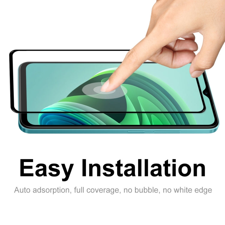 Easy-apply tempered glass screen protector for Xiaomi Redmi Note 11E, full coverage