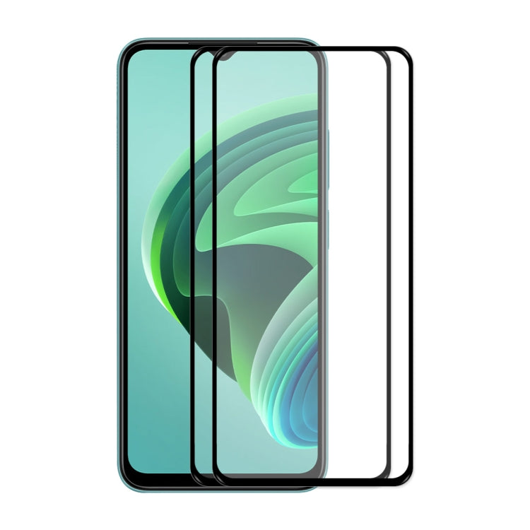Tempered glass screen protector set for Xiaomi Redmi Note 11E, multiple full-glue layers