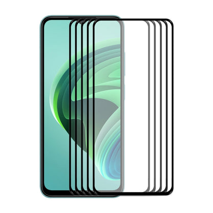 Tempered glass screen protector set for Xiaomi Redmi Note 11E, stacked multiple pieces