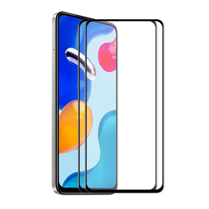 ENKAY 6D full-glue tempered glass screen protector aligned for Xiaomi phone