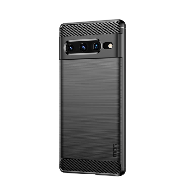 Dark gray phone case with carbon-fiber style top and textured grip back