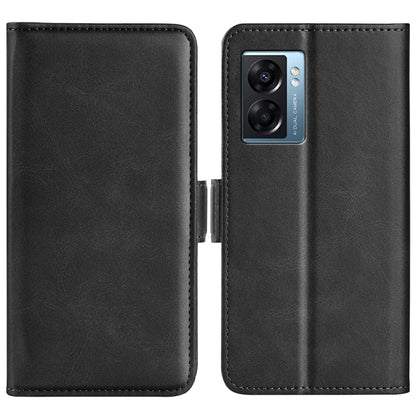 For OPPO A57 5G Dual-side Magnetic Buckle Flip Leather Phone Case, For OPPO A57 5G