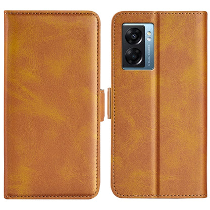 For OPPO A57 5G Dual-side Magnetic Buckle Flip Leather Phone Case, For OPPO A57 5G