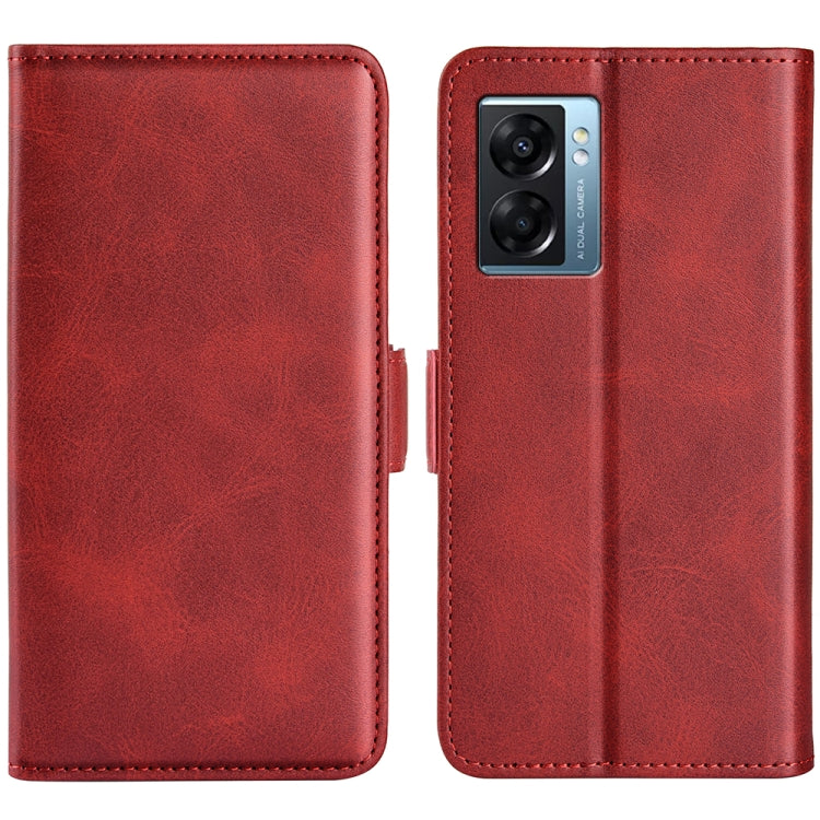 For OPPO A57 5G Dual-side Magnetic Buckle Flip Leather Phone Case, For OPPO A57 5G