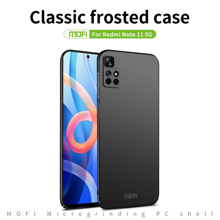 MOFI Frosted PC Ultra-thin Hard  Phone Case, For Redmi Note 11 5G / Note11S 5G / Poco M4 Pro 5G, For Xiaomi Redmi Note 11 Pro 5G / Note 11 Pro+ 5G, For Xiaomi Redmi Note 11 Pro Global, For Xiaomi Redmi K40S, For Xiaomi Redmi K50 / K50 Pro              ...