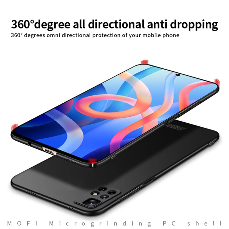 MOFI Frosted PC Ultra-thin Hard  Phone Case, For Redmi Note 11 5G / Note11S 5G / Poco M4 Pro 5G, For Xiaomi Redmi Note 11 Pro 5G / Note 11 Pro+ 5G, For Xiaomi Redmi Note 11 Pro Global, For Xiaomi Redmi K40S, For Xiaomi Redmi K50 / K50 Pro              ...
