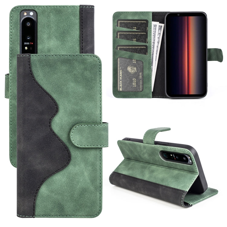 Stitching Horizontal Flip Leather Phone Case, For Sony Xperia 1 IV, For Sony Xperia 10 IV