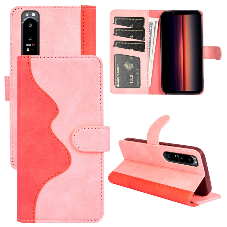 Stitching Horizontal Flip Leather Phone Case, For Sony Xperia 1 IV, For Sony Xperia 10 IV