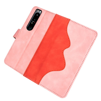 Stitching Horizontal Flip Leather Phone Case, For Sony Xperia 1 IV, For Sony Xperia 10 IV