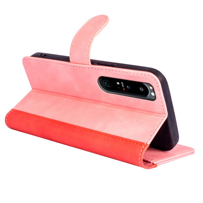 Stitching Horizontal Flip Leather Phone Case, For Sony Xperia 1 IV, For Sony Xperia 10 IV