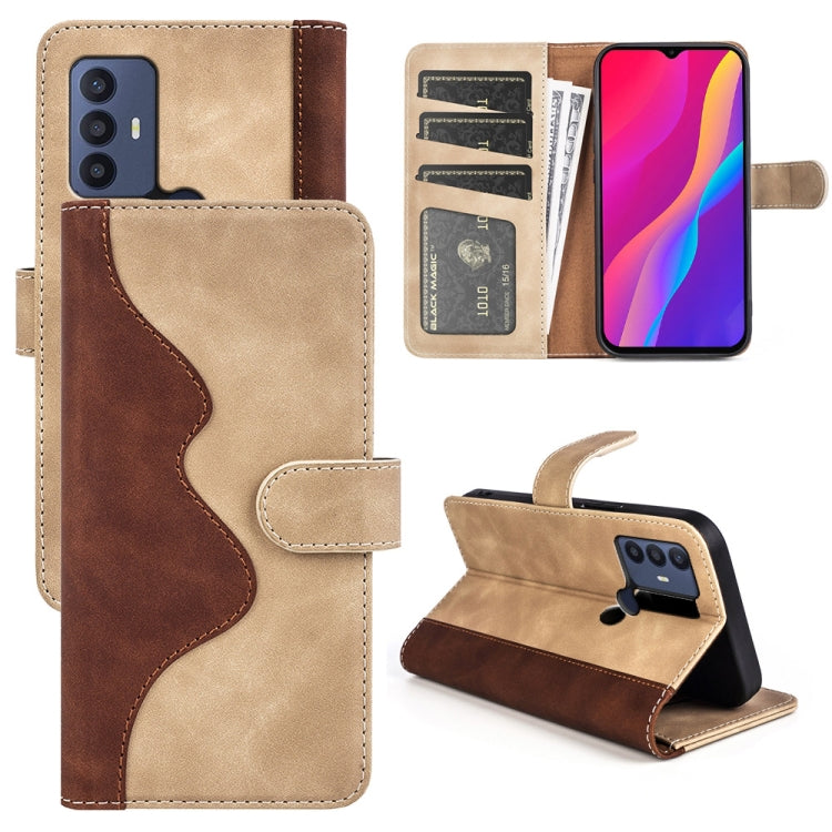 Stitching Horizontal Flip Leather Phone Case, For TCL 30 SE / 305 / 306, For TCL 30 5G / 30 / 30+