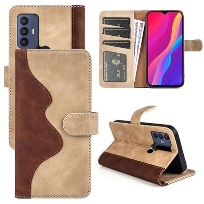 Stitching Horizontal Flip Leather Phone Case, For TCL 30 SE / 305 / 306, For TCL 30 5G / 30 / 30+