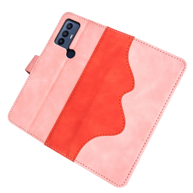 Stitching Horizontal Flip Leather Phone Case, For TCL 30 SE / 305 / 306, For TCL 30 5G / 30 / 30+