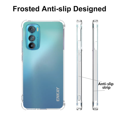 ENKAY Clear TPU Shockproof Phone Case, For Motorola Edge 30, For Motorola Moto G52