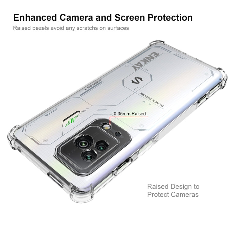 Clear TPU phone case with raised bezel protection over the camera area