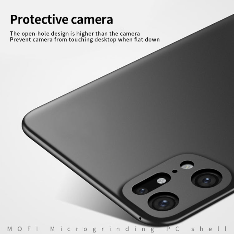 Close-up of frosted hard phone case corner with camera lens openings