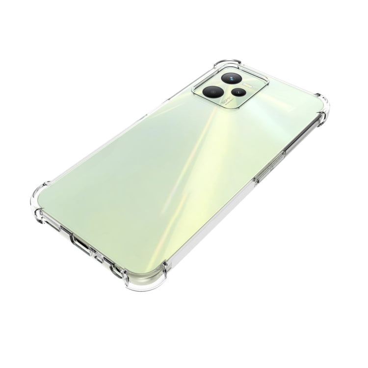 Transparent TPU phone case with camera cutout, slim fit and raised edge protection