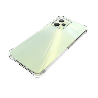 Transparent TPU phone case with camera cutout, slim fit and raised edge protection