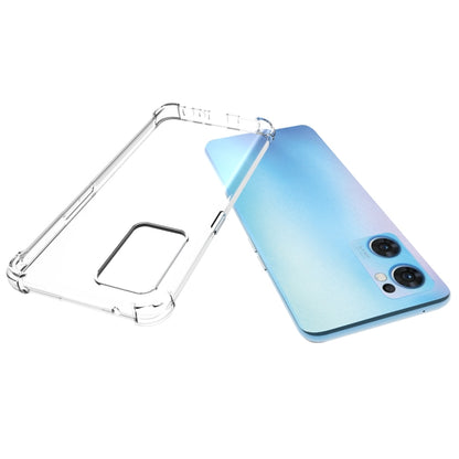 Transparent TPU phone case with raised lip and camera opening; clear bumper edges