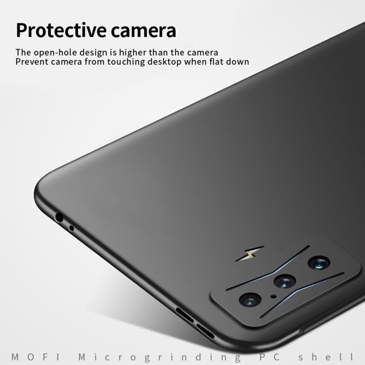 Black frosted hard phone case close-up, raised camera area and button cutouts