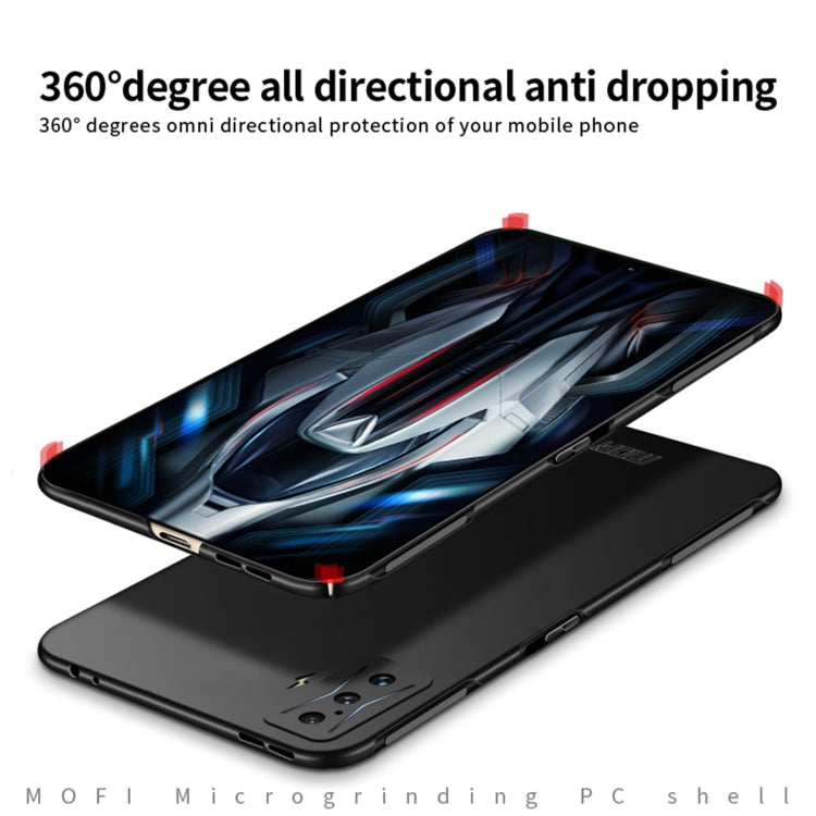 Black frosted hard phone case, protective design with raised edges for drops