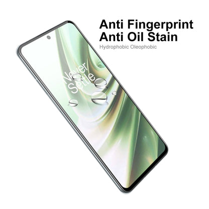 Anti-fingerprint tempered glass screen protector for OnePlus 10R, clear