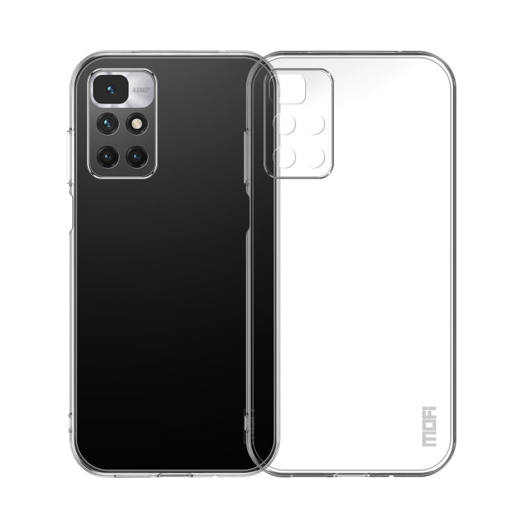 Ultra-thin clear TPU phone case with camera cutouts and side openings.