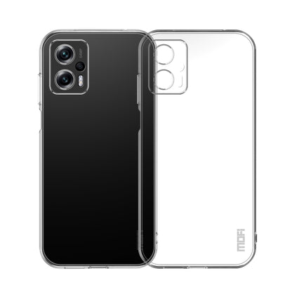 Clear TPU phone case with camera cutouts and charging/side opening cutouts.