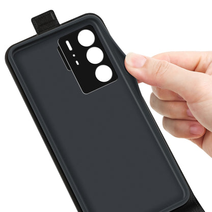 Black textured leather phone case back shell with precise camera hole cutouts