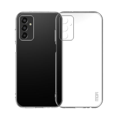 Ultra-thin clear TPU phone case with dual camera cutouts and raised edges