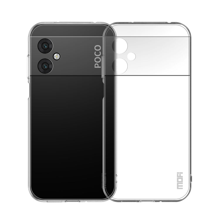 Clear TPU phone case with camera opening and see-through back cover