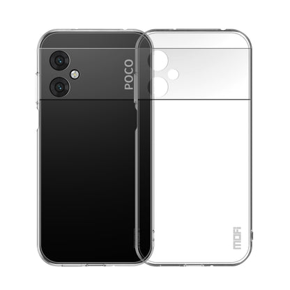 Clear TPU phone case with camera opening and see-through back cover